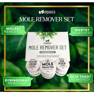 Organica Mole and Warts Remover Cream Set of 3