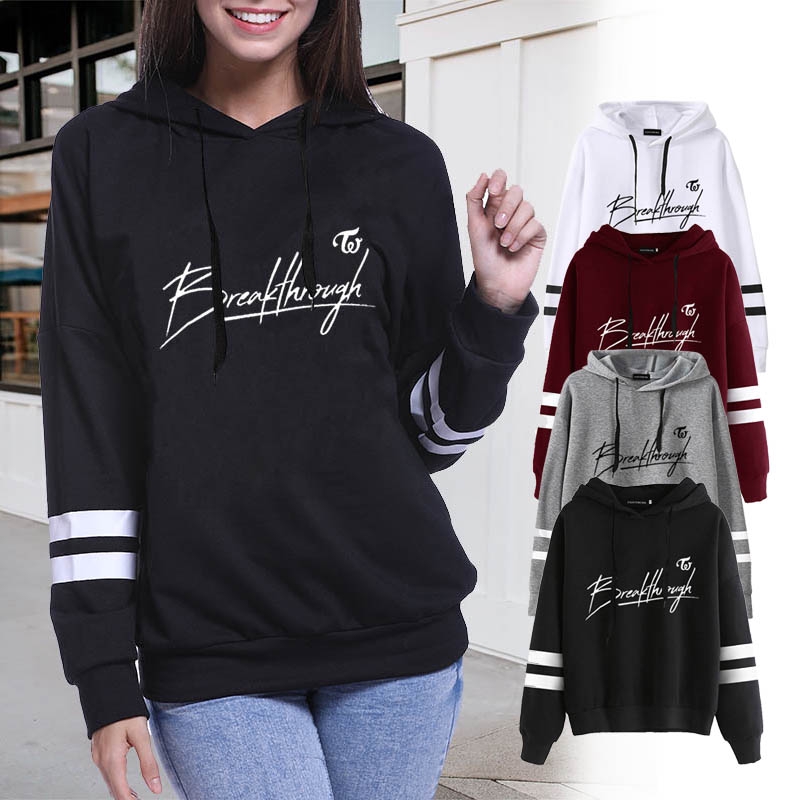 long sleeve hooded sweatshirt