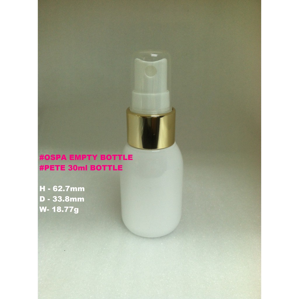 opaque spray bottle