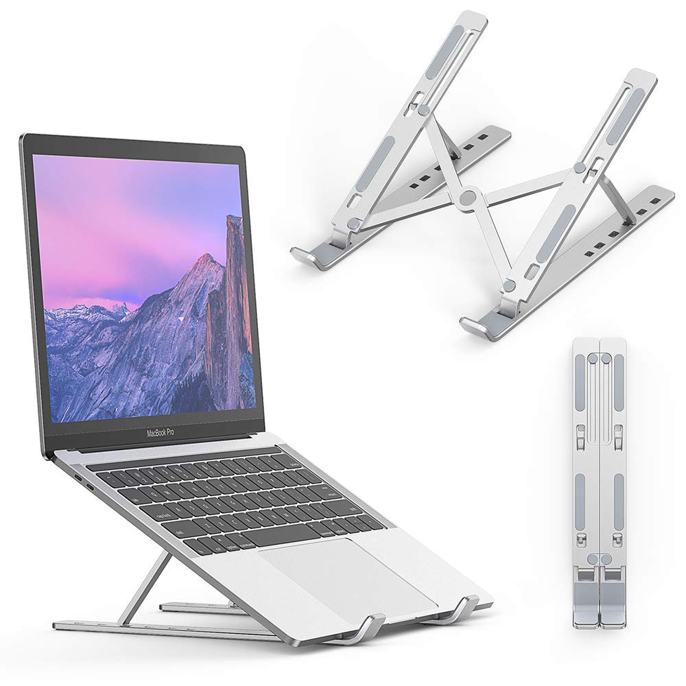 TechTrance 7 to 18 inch Laptop & Tablet Aluminum Adjustable Metal Stand