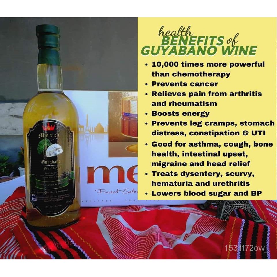 Merci Fruit Guyabano Wine 1pc O0ip Shopee Philippines