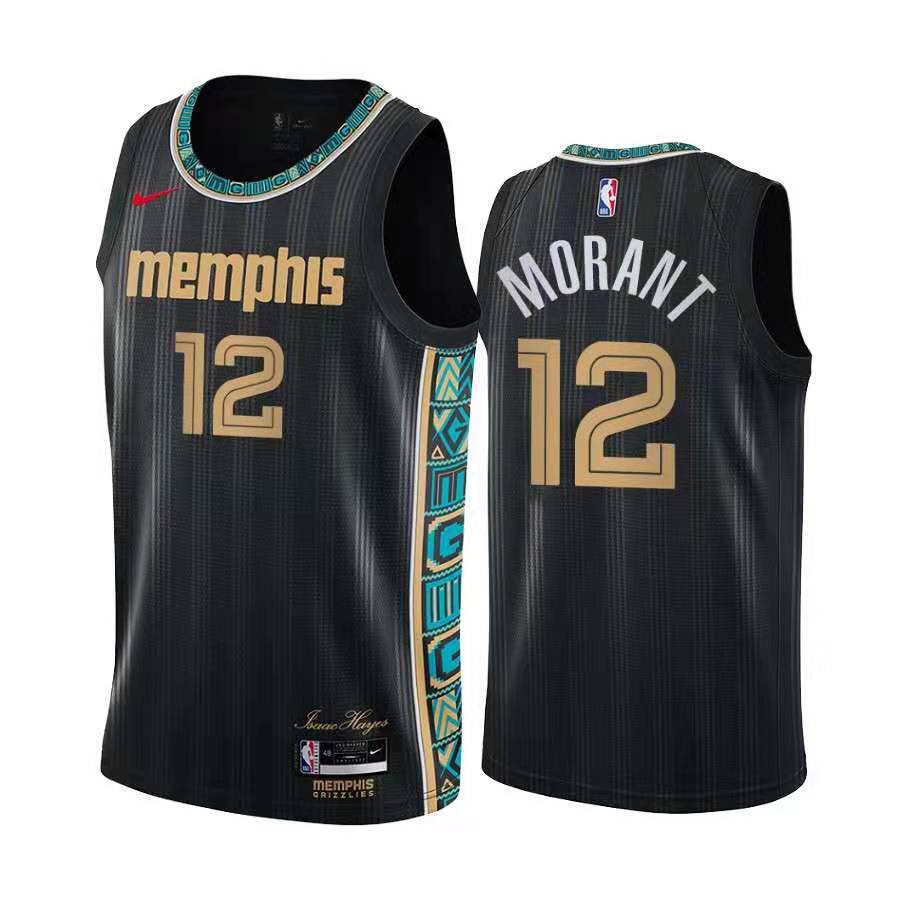 NBA Full Sublimation kor Men Memphis Grizzlies 12 Ja Morant Basketball