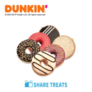 DUNKIN' Classic Donuts 6pcs (not in box) (SMS eVoucher)