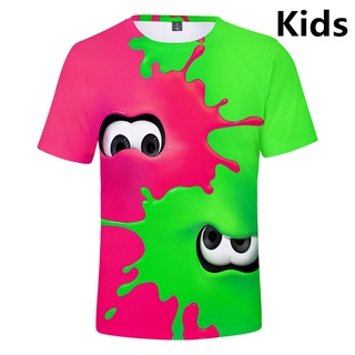 3 to 14 years kids t-shirt Shooting Game Splatoon 3d printed t shirt boys girl harajuku tshirt summer t shirts tops teen clothes #1