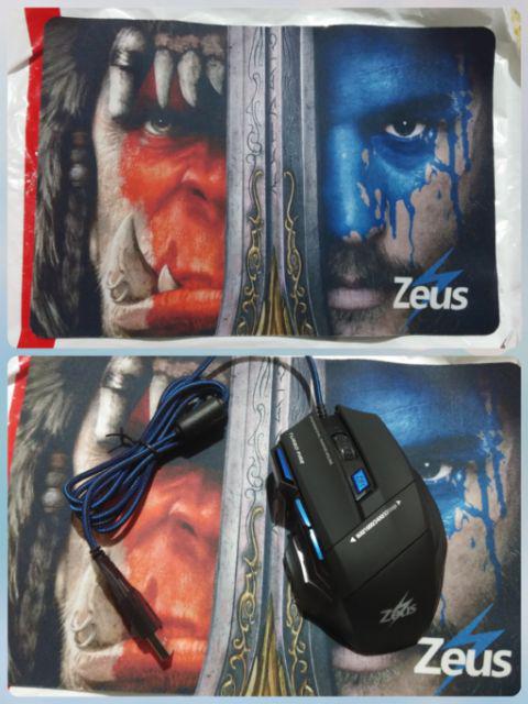 Zeus M330 High Speed Gaming Mouse with Mouse Pad | Shopee Philippines