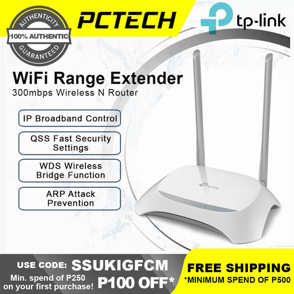 Tp Link Tl Wr841n 300mbps High Speed Broadband Home Wireless Router Access Router Shopee Philippines