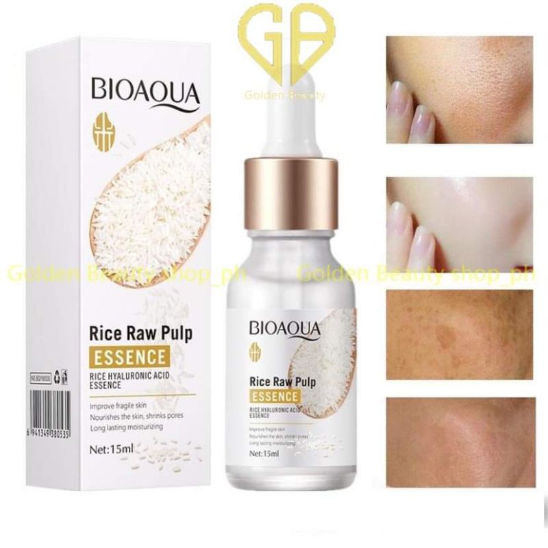 GB BIOAQUA Rice Raw Pulp Essence Rice Hyaluronic Acid Essence Serum