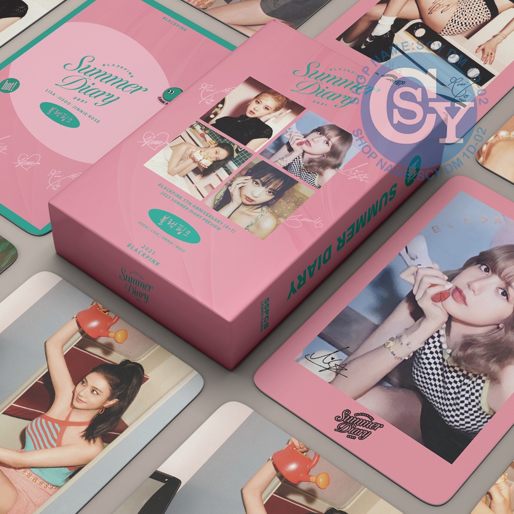 SUMMER Diary BlackPink Lomo Card BlackPink 54Pcs/Box | Shopee Philippines