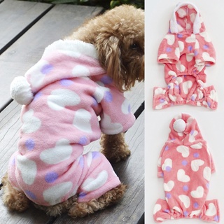 Christmas Warm Pet Dog Jumpsuits Clothing for Dogs Pajamas Fleece Puppy Cat Clothes Pets for Dogs Coat Jacket Chihuahua