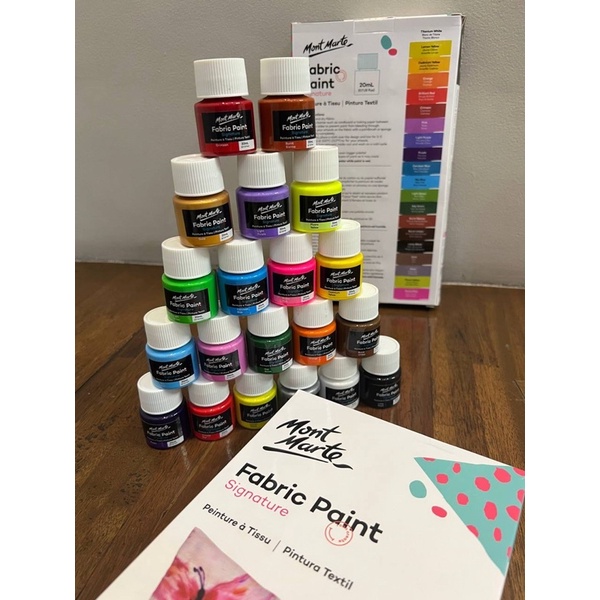 Mont Marte Fabric Paint/Fabtic Paint Shopee Philippines