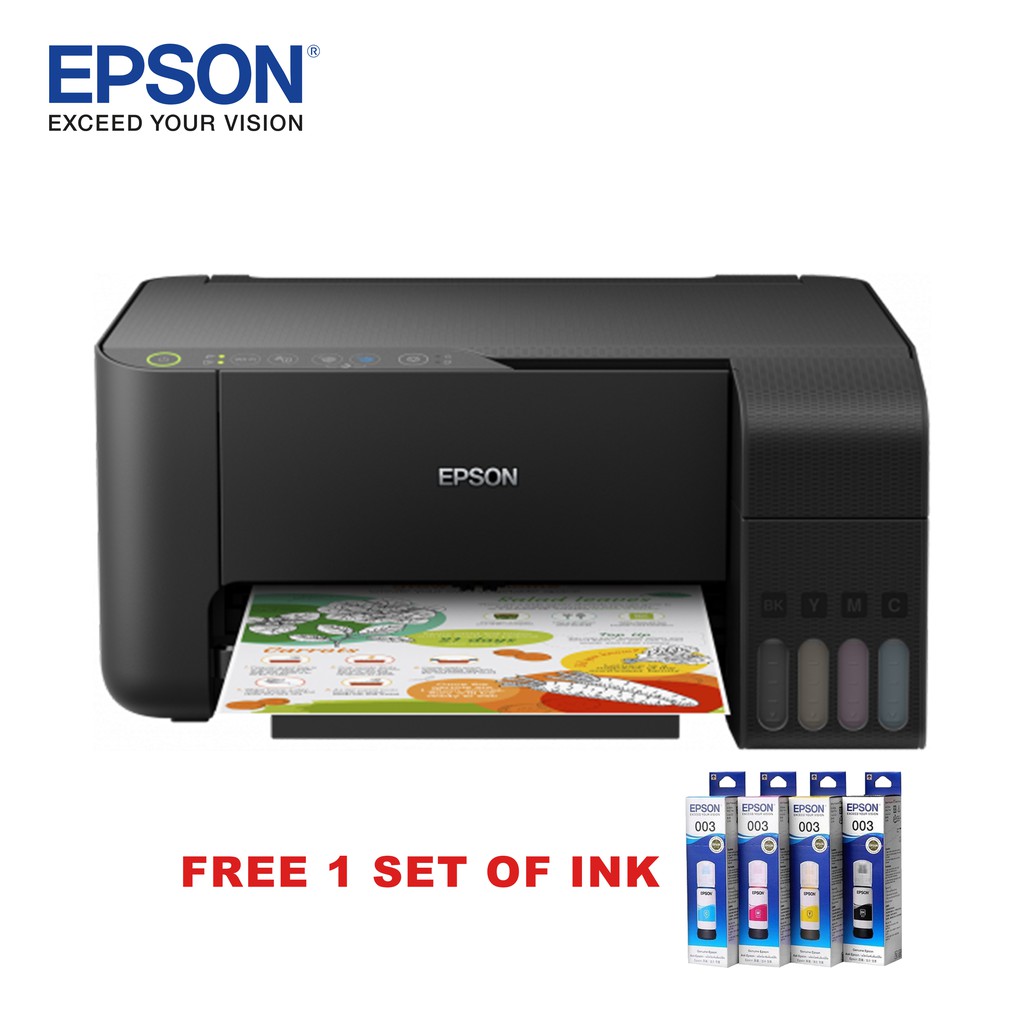 Top Seller Epson Ecotank L3210 Before L3110 All In One Ink Tank Printer With 2 Sets Of Ink 7120