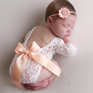 newborn lace romper