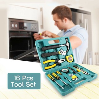 16Pcs/16 pcs Tools Set Professional Hardware Home Repair Set #2