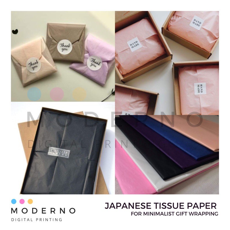 Japanese Tissue Paper Wrapper Minimalist Packaging Shopee Philippines