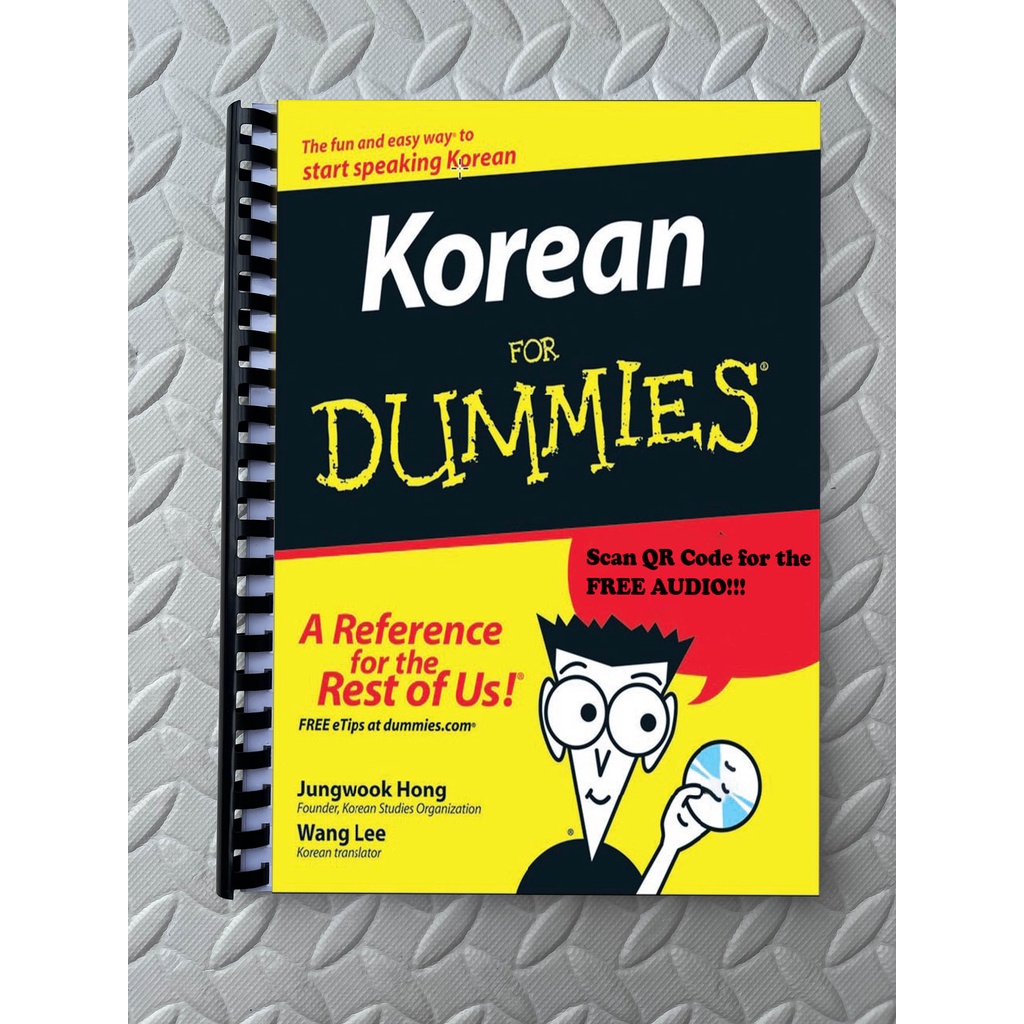 REPRINTED Korean for Dummies by Jung Wook Hong Shopee Philippines