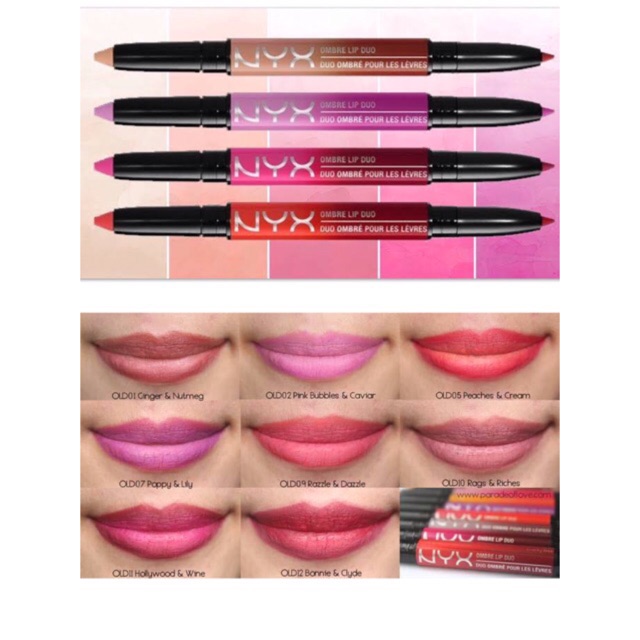 NYX Lip Ombre Duo | Shopee Philippines