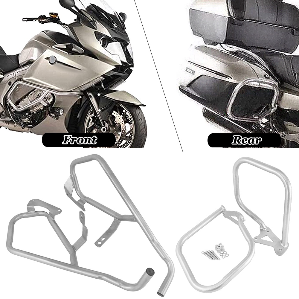 For BMW k1600 GT GTL K1600GT K1600GTL 2011 2021 Front&Rear Highway Crash Bars Engine Guard Saddl