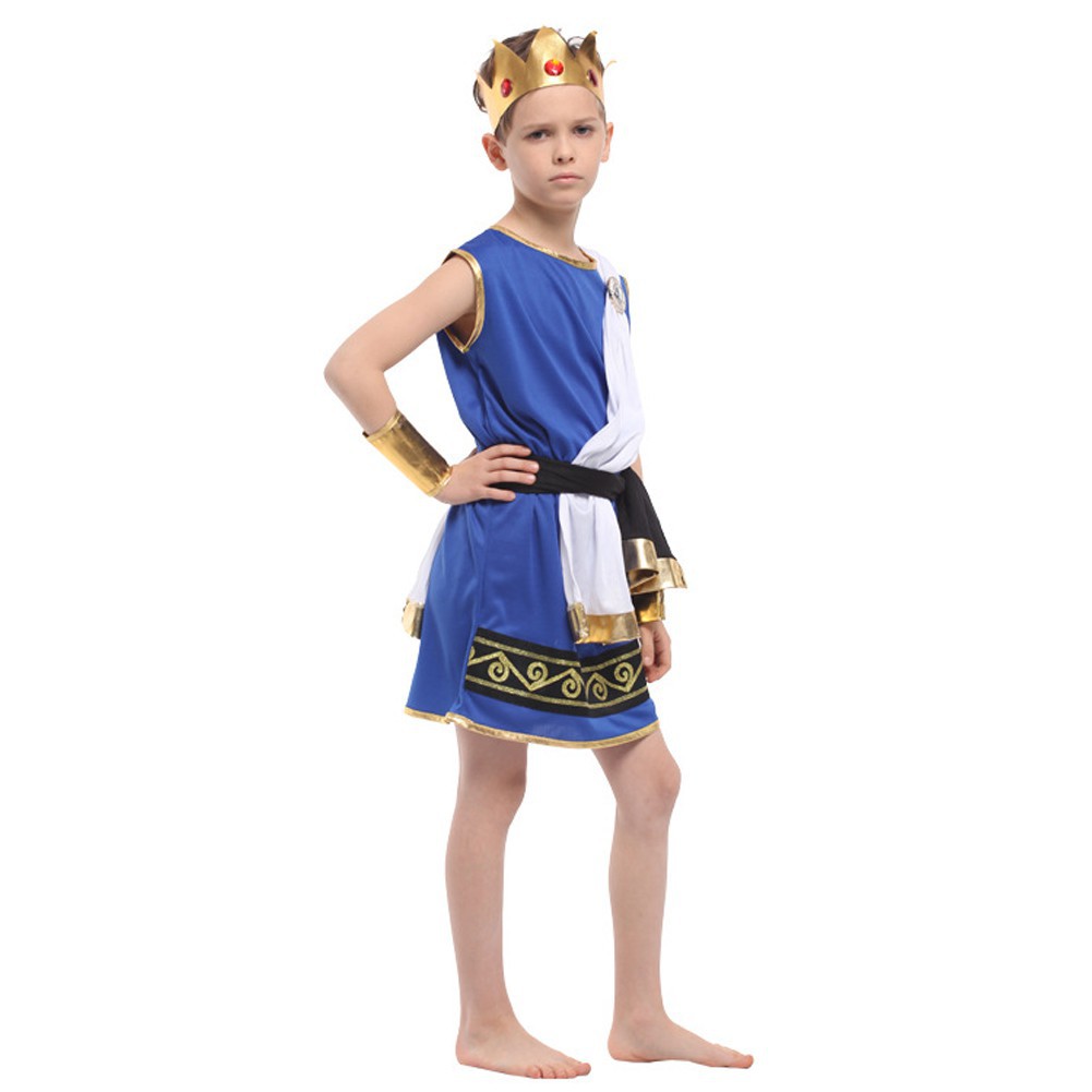 Mens Kids Boys Zeus Costume God Of Greek Mythology Costume Shopee Philippines