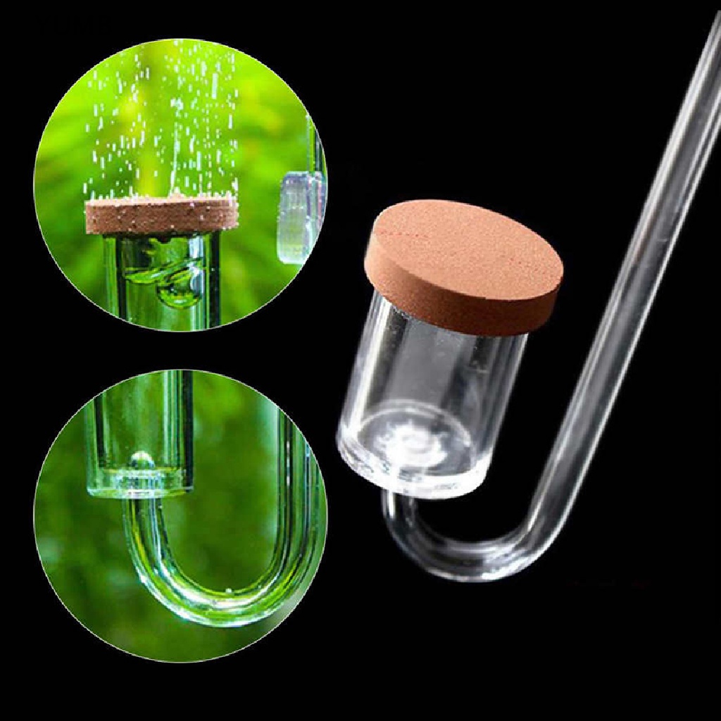 YUMB Acrylic Transparent CO2 Diffuser Suction Cup Fixing  Bubble Counter NEW #5