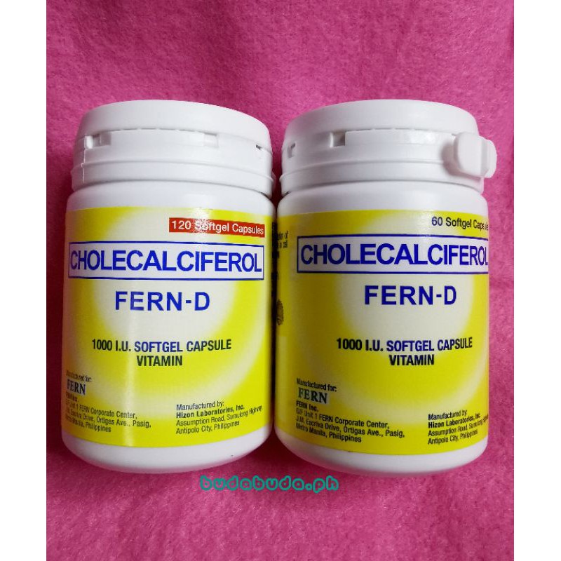 Fern D 60s & 120s Softgels Expiration Jan2023 | Shopee Philippines