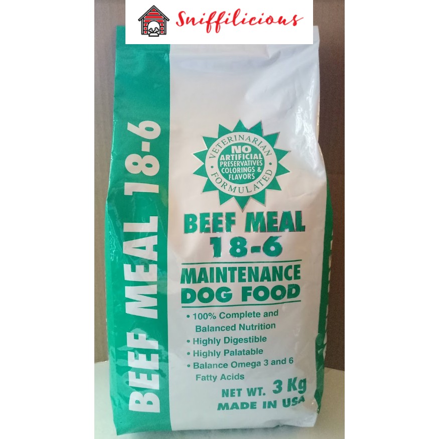 Beef Meal 186 Dry Dog Food 3kg Shopee Philippines