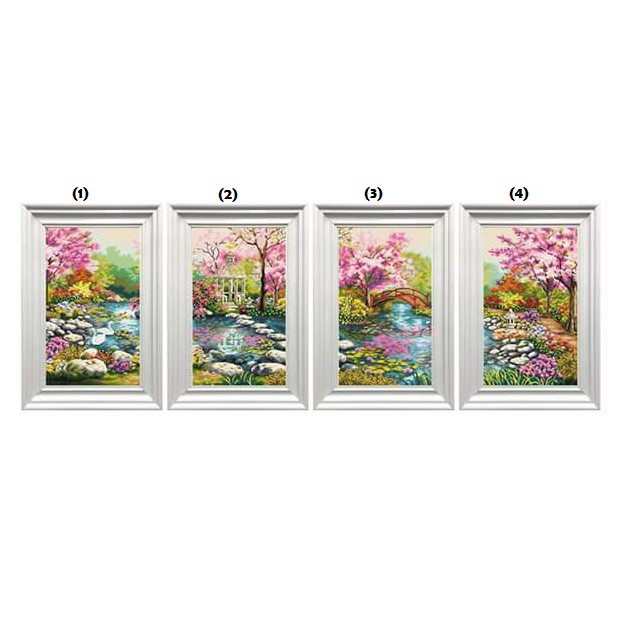 Enchanted Lake Series Cross Stitch Patterns Shopee Philippines