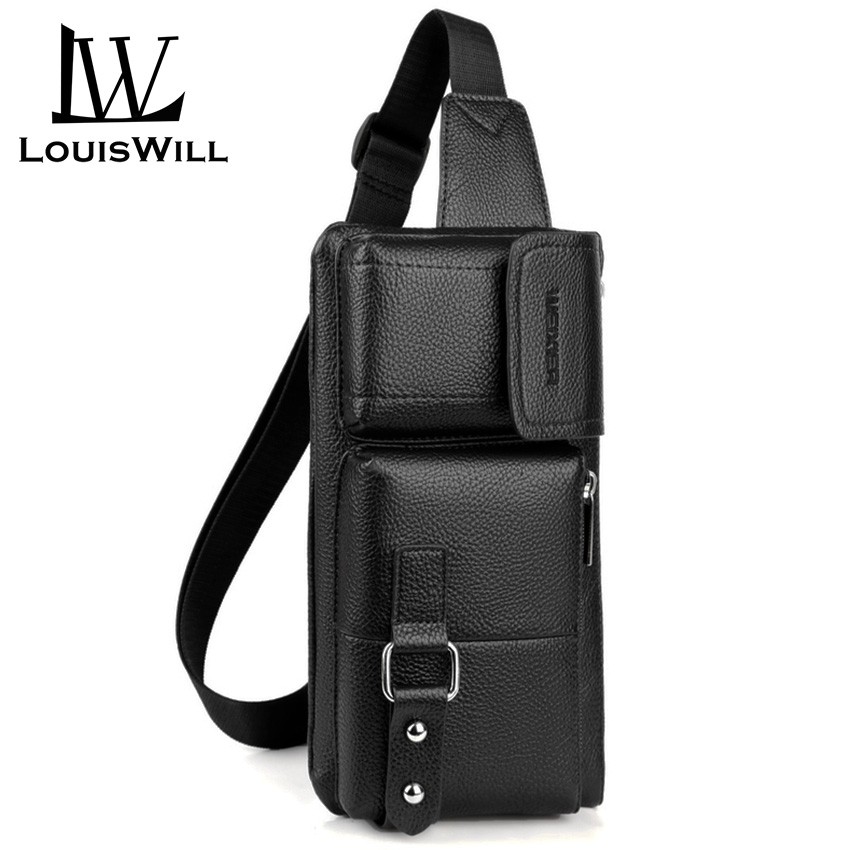 mens leather belt bag