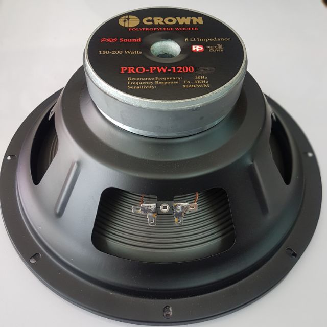 crown subwoofer 12 inch