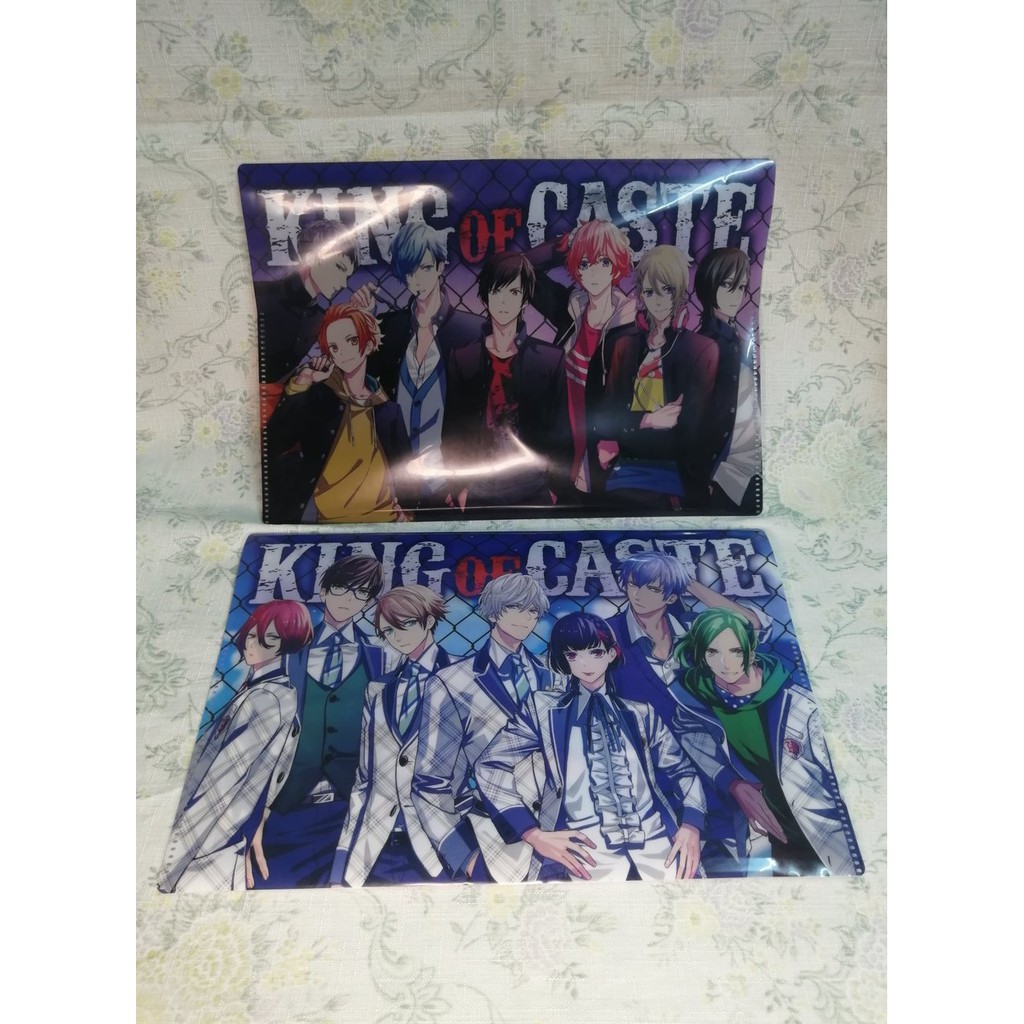 King Of Caste Clear Folder With Notebook Stickers And Bookmark Set Shopee Philippines
