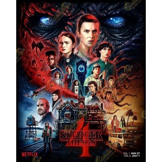 Stranger Things 4 Wall Poster Character Poster ELEVEN DUSTIN MAX STEVE WILL ARGYLE Series LAMINATED #9