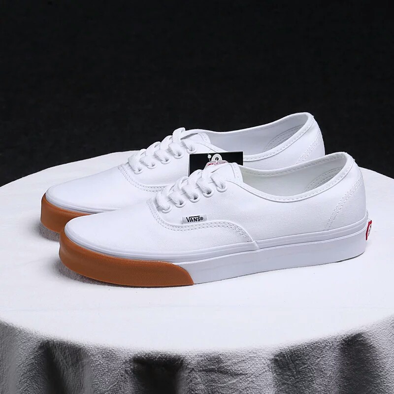 Vans White Casual Canvas Sneakers 