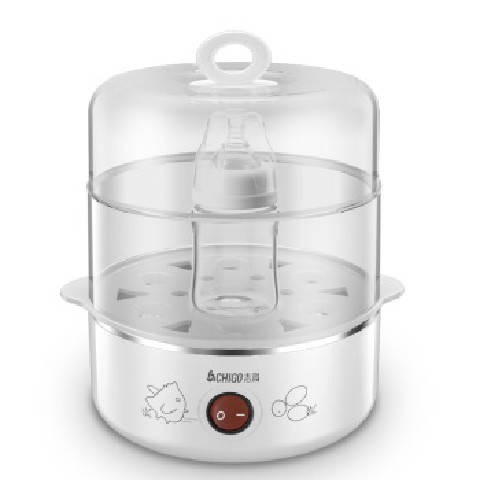 24L Electric Food Steamer With 3-Tier Stainless Steel Trays - 800W, Auto Shut-Off, 24H Delay Timer