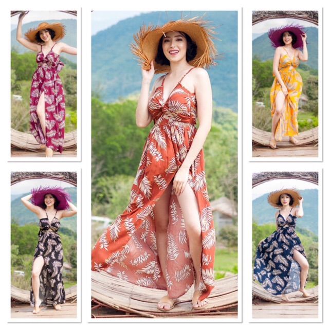 Audrey Slit Flowy Summer Dress | Shopee ...