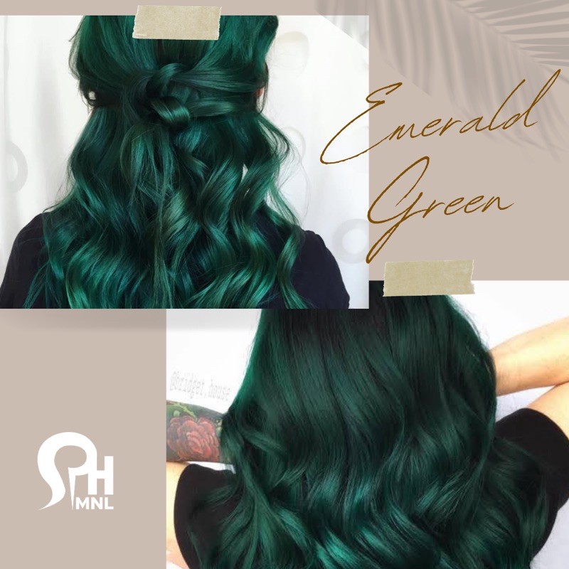 Luna Semi-Permanent Hair Dye (Emerald Green) | SPH Manila | Shopee  Philippines