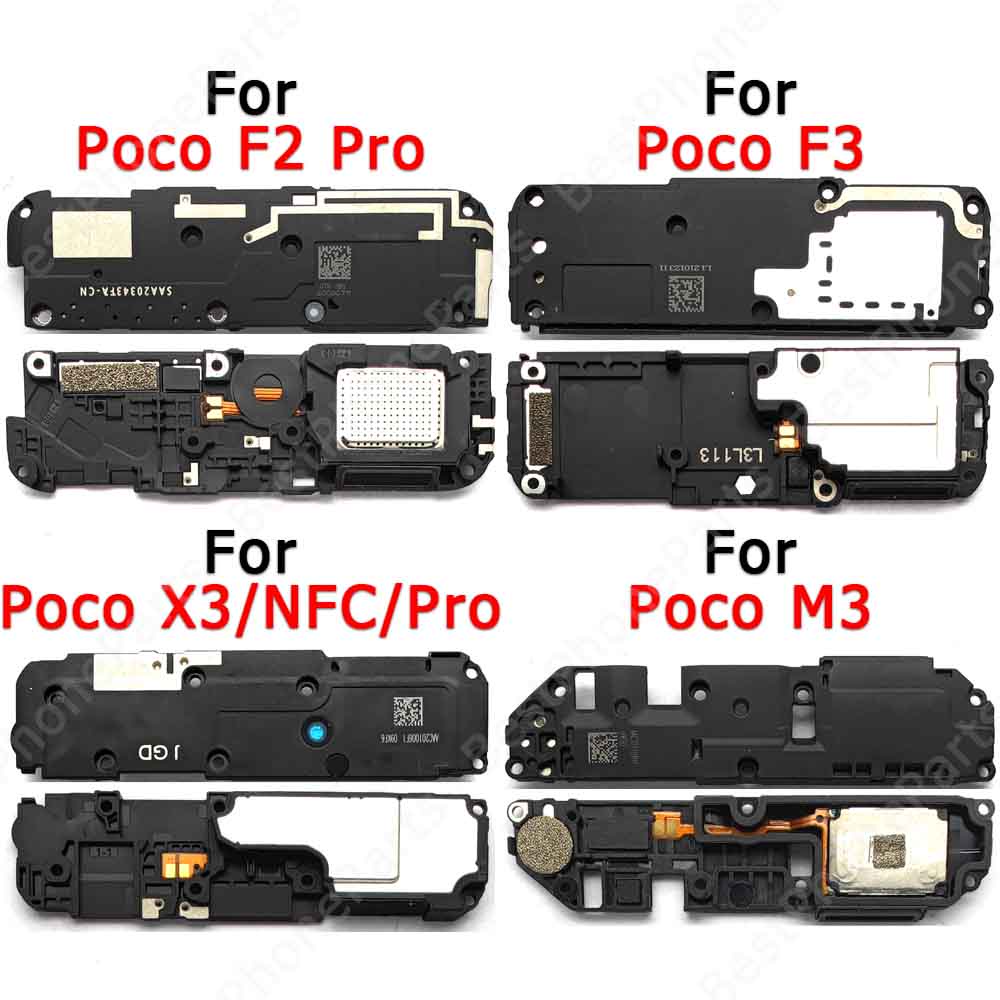 For Xiaomi Poco M3 F2 X3 Nfc Pro F3 Loud Speaker Board Original Loudspeaker Repair Buzzer Ringer 3148