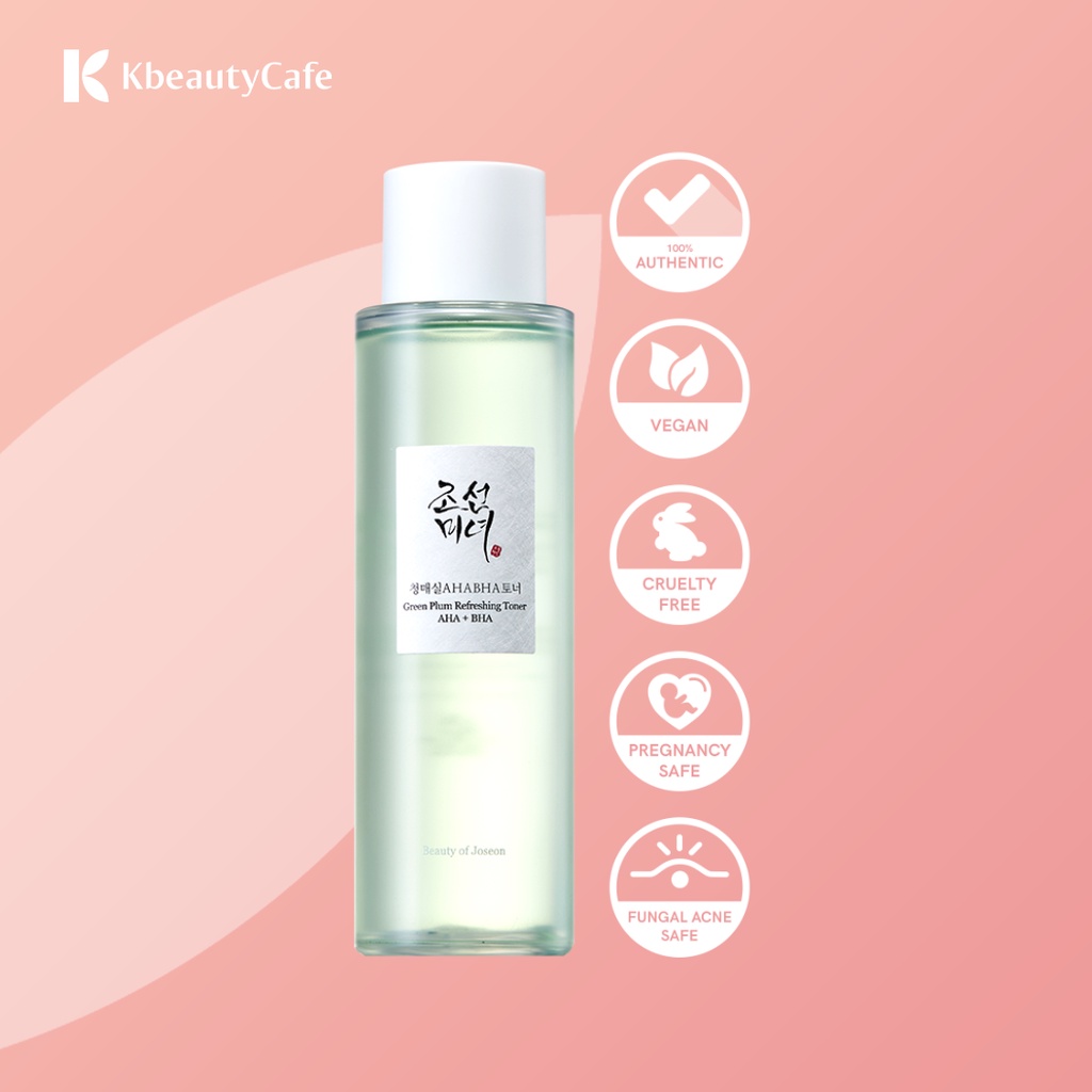 Beauty of Joseon Green Plum Refreshing Toner: AHA + BHA | Shopee ...