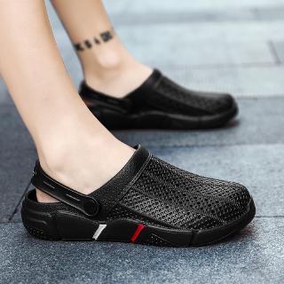  Crocs  100 Original Lelaki  Male Mesh Sandals  Korean Sports 