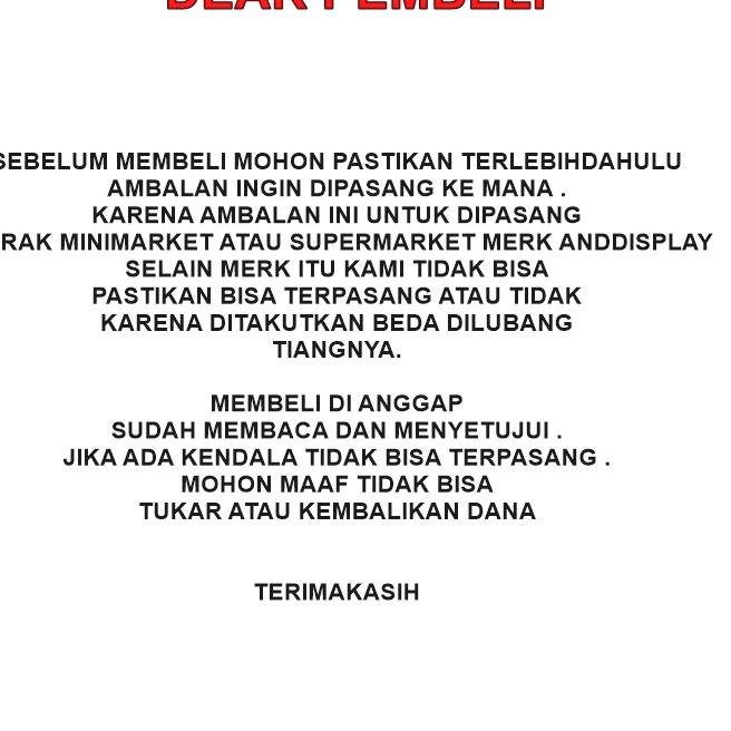 Shelving AMBALAN Shelving SUPERMARKET MINIMARKET Shelving 25CM GONDOLA