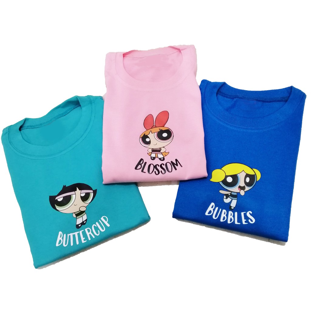 anyprint powerpuff girls top tshirt oversize t shirt for women | Shopee ...