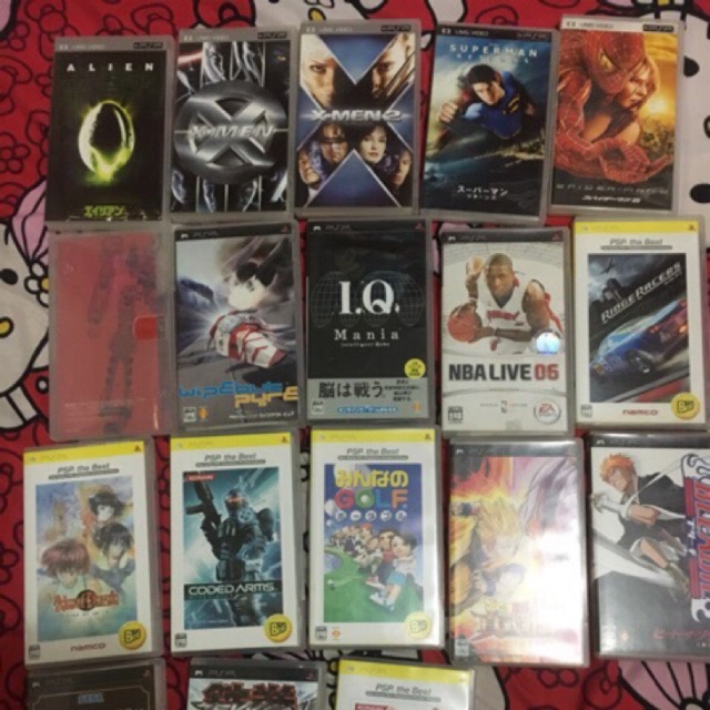 psp games and movies