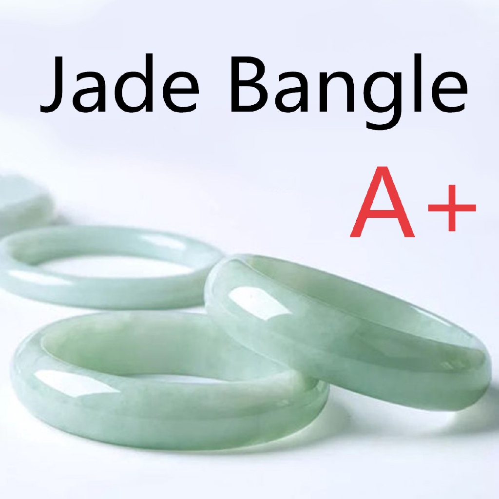 light green jade bangle