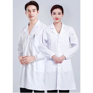 【local delivery】Lab Coat Doctor Coat White Coat laboratory gown lab gown