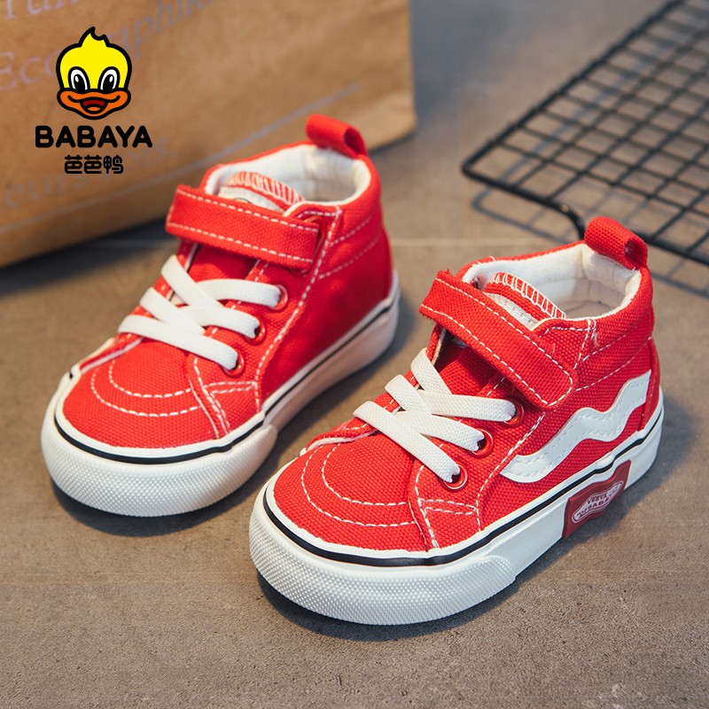 ☫Canvas Shoes Boots Babaya Boys Spring Girls Breathable New 1-3-Years-Old |  Shopee Philippines