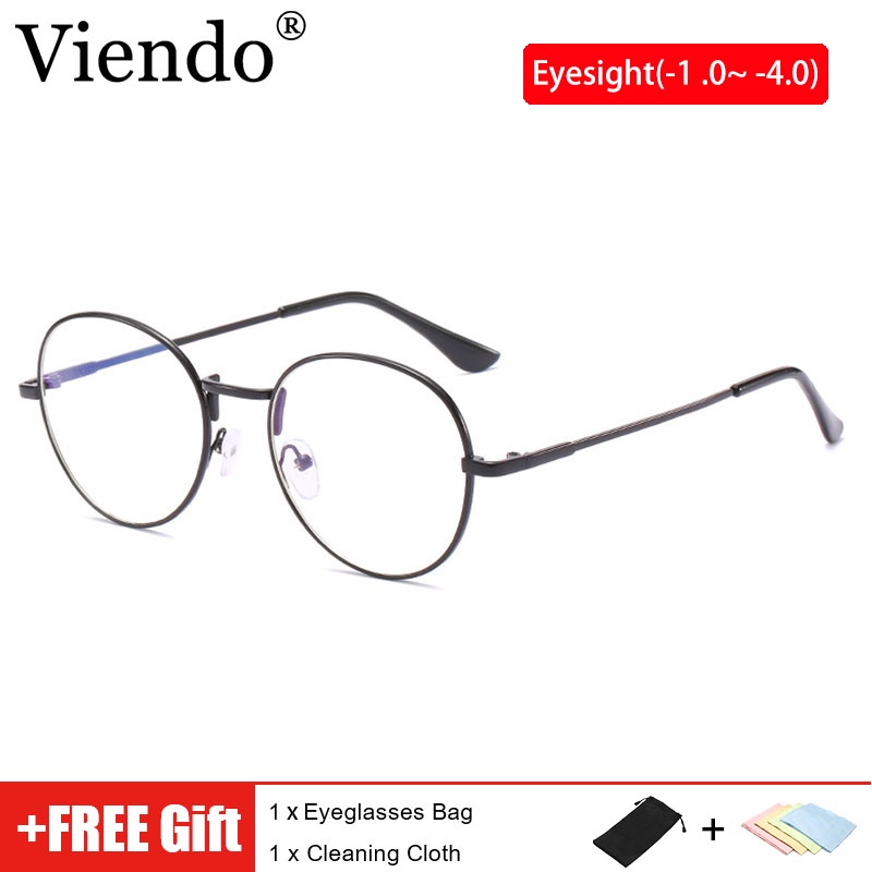 Viendo Fashion Graded Myopia Eyeglasses for with Grade 100/150/200/250