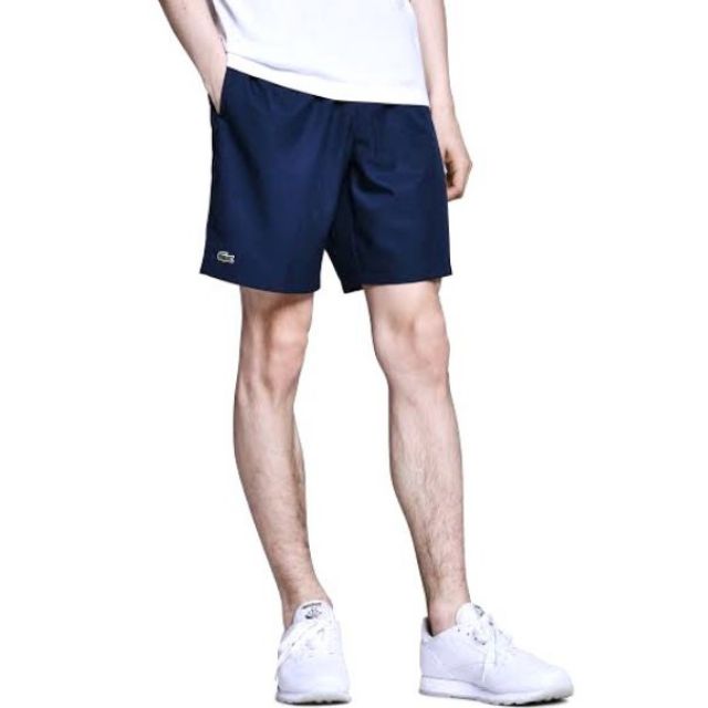 mens grey lacoste shorts