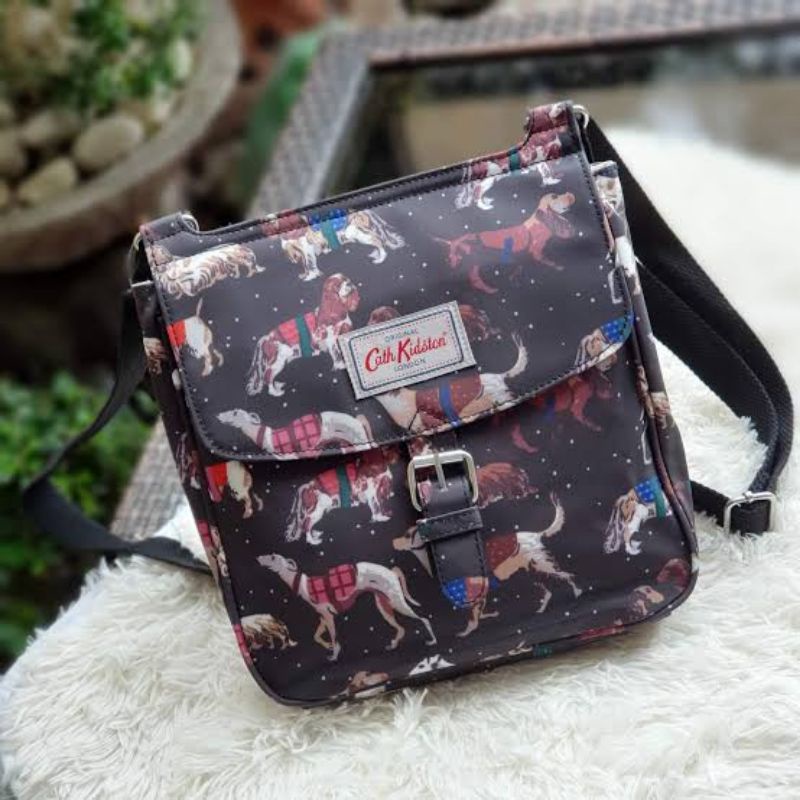 Cath Kidston dog messenger sling bag orig q Shopee Philippines