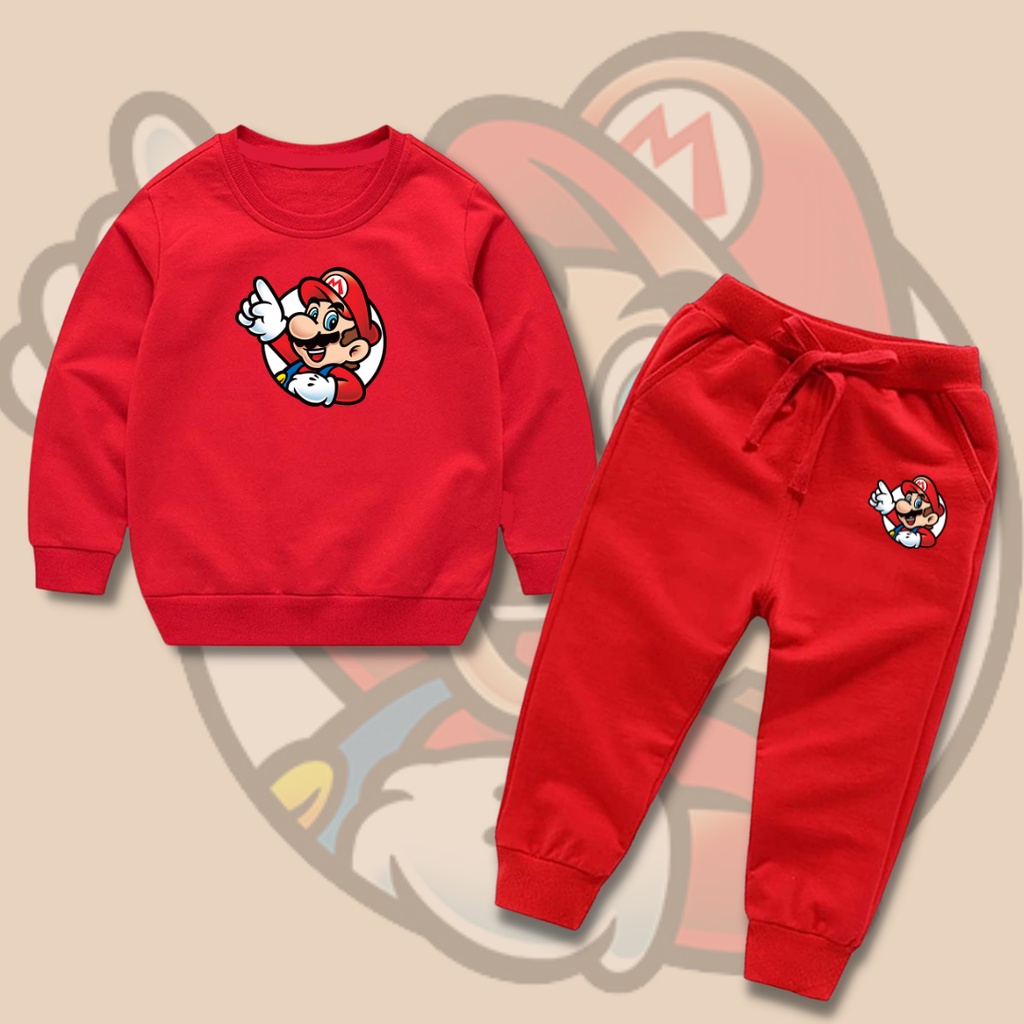 Mario Terno Sweater Jacket for Kids (1-9 years old) | Shopee Philippines