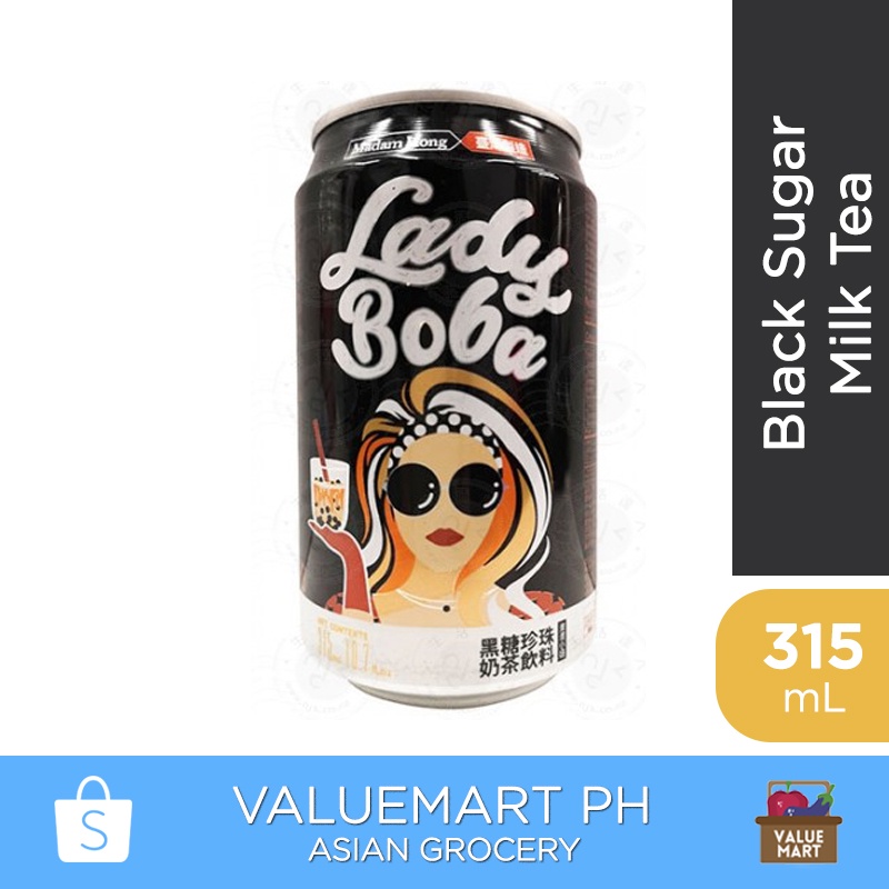 Lady Boba Milk Tea (Black Sugar Flavor) 315 ml Shopee Philippines