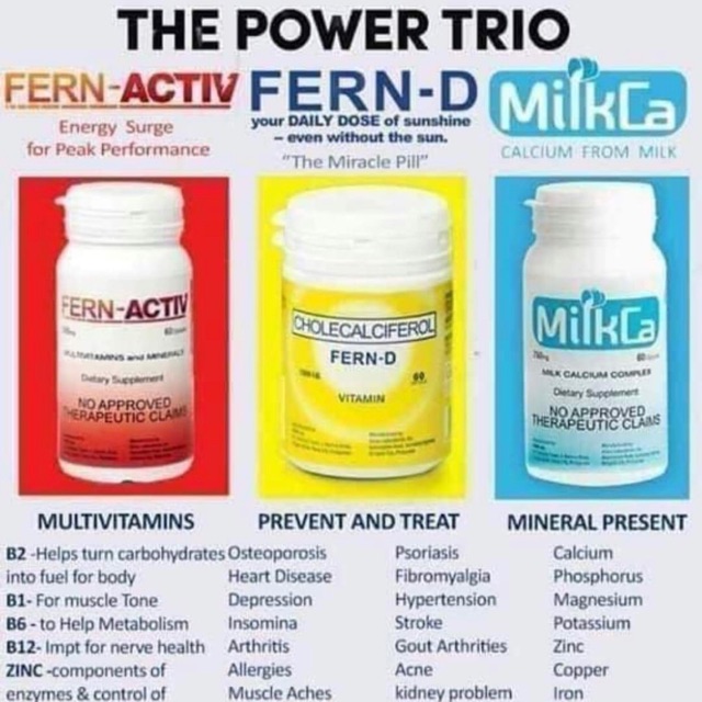 Fern D 60/ 120, Fern Activ & MilkCa Shopee Philippines