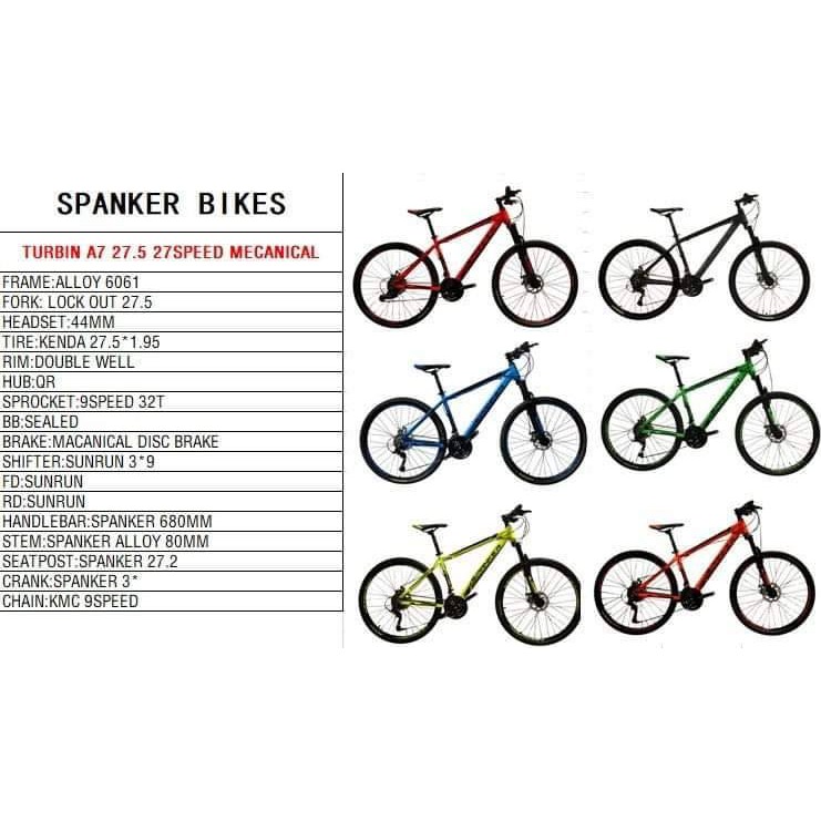 spanker mountain bike price